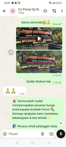Testimonial Papan Bunga ramaya