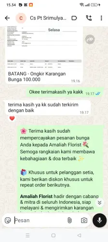 Testimonial Papan Bunga ramaya