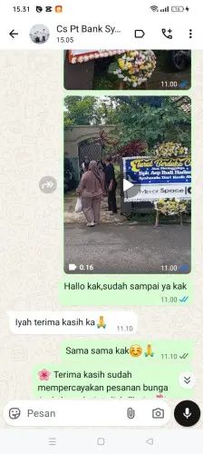 Testimonial Papan Bunga ramaya