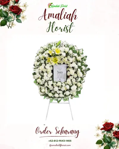 Krans Bunga Duka Cita ramaya